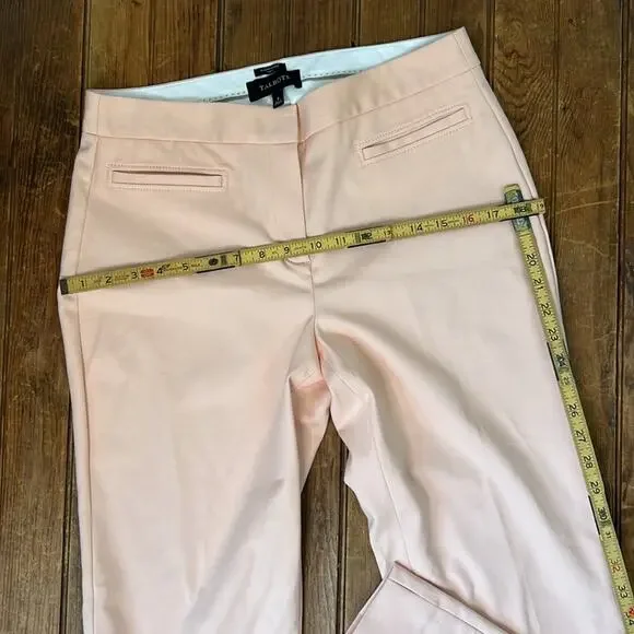 Women’s Talbots Pants trousers Hampshire Curvy Light Peach mid rise Ankle size 6 - Picture 4 of 7